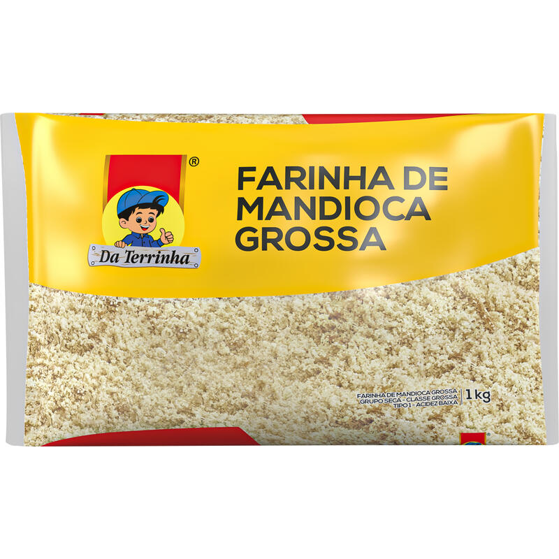 Farinha de Mandioca Da Terrinha Grossa 1kg