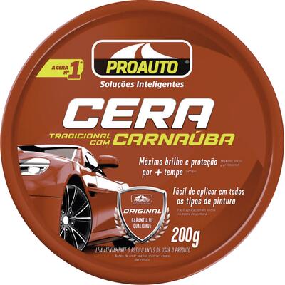 Cera Automotiva Proauto 200g - Tradicional