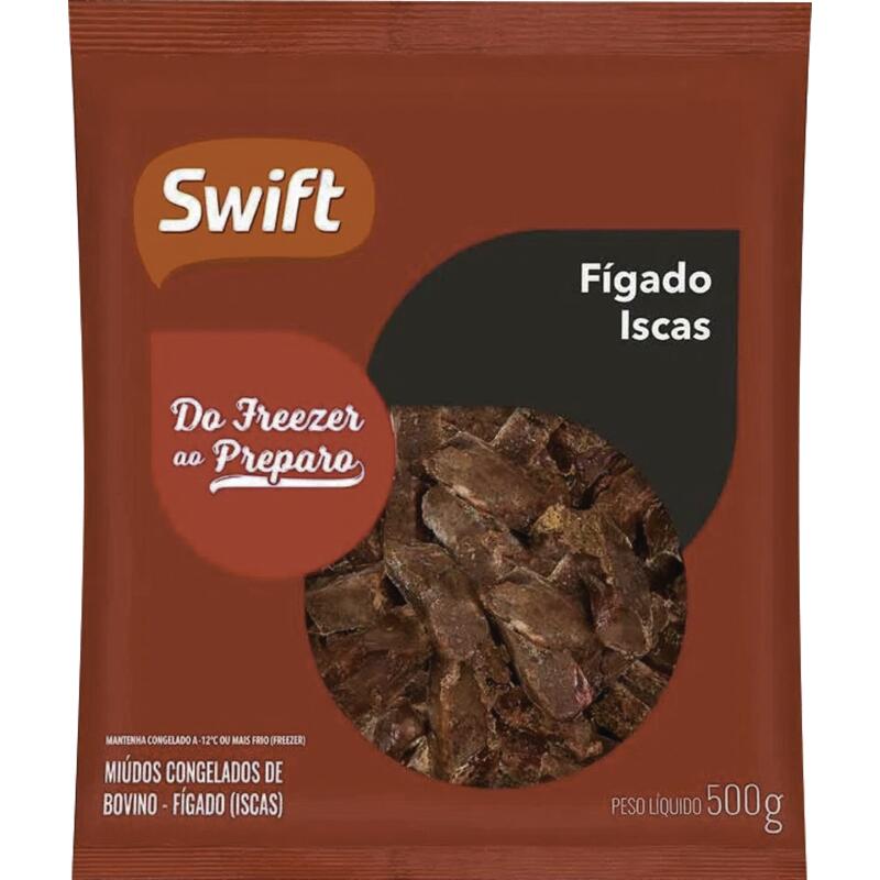 Iscas de Figado Congelado Swift 500G