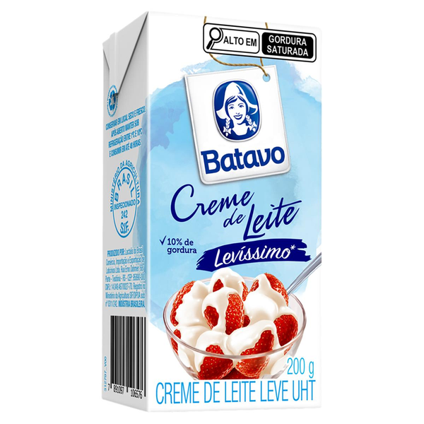Creme de Leite Batavo 200g - Levíssimo