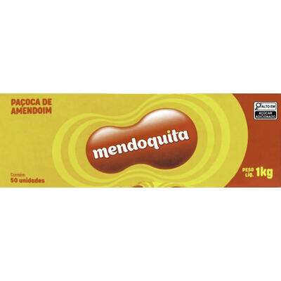Doce Paçoca Mendoquita 50 un