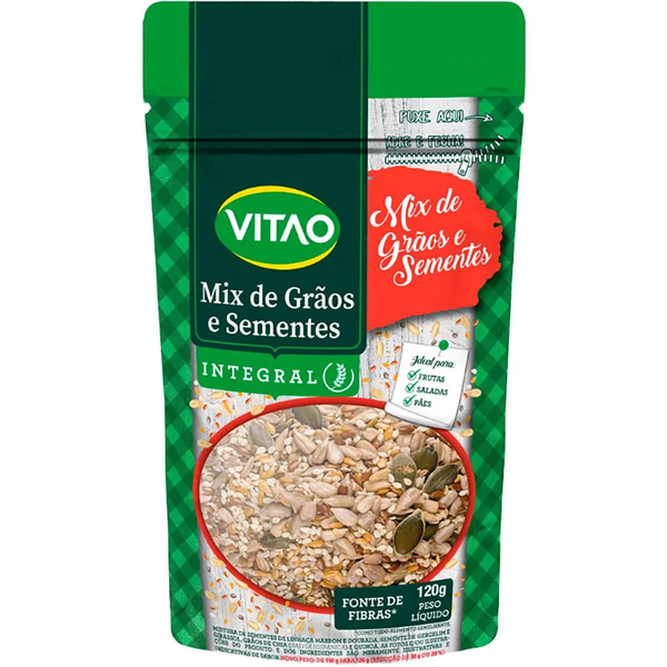 Mix Vitao 120g - Grãos e Sementes