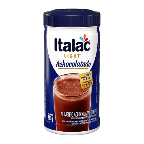 Achocolatado Em Pó Italac Zero Açucar 210g