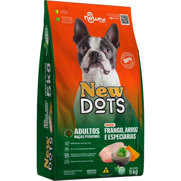 Ração New Dots Premium Raças Pequenas 5kg