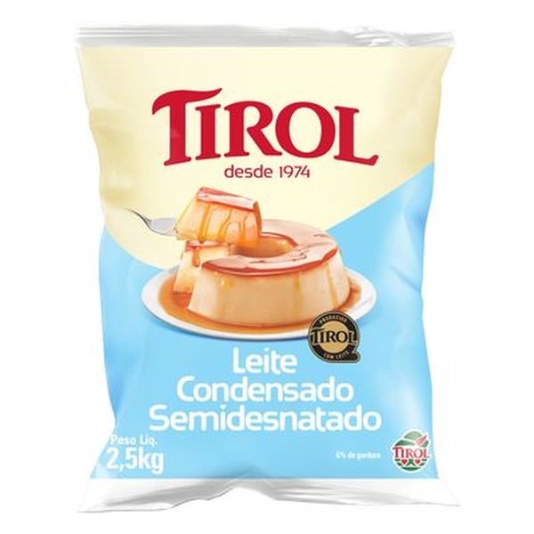 Leite Condensado Tirol 2,5kg