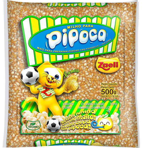 Milho para Pipoca Zaeli 500g - Americana