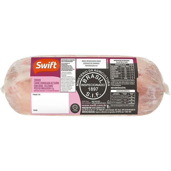 Filé Mignon Suíno Swift Cong Preço por quilo na peça