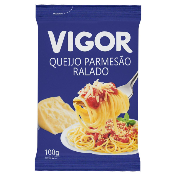 Queijo Parmesão Ralado Vigor Pacote 100g