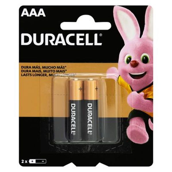 Pilha Duracell Alcalina AAA - Com 2 Pilhas