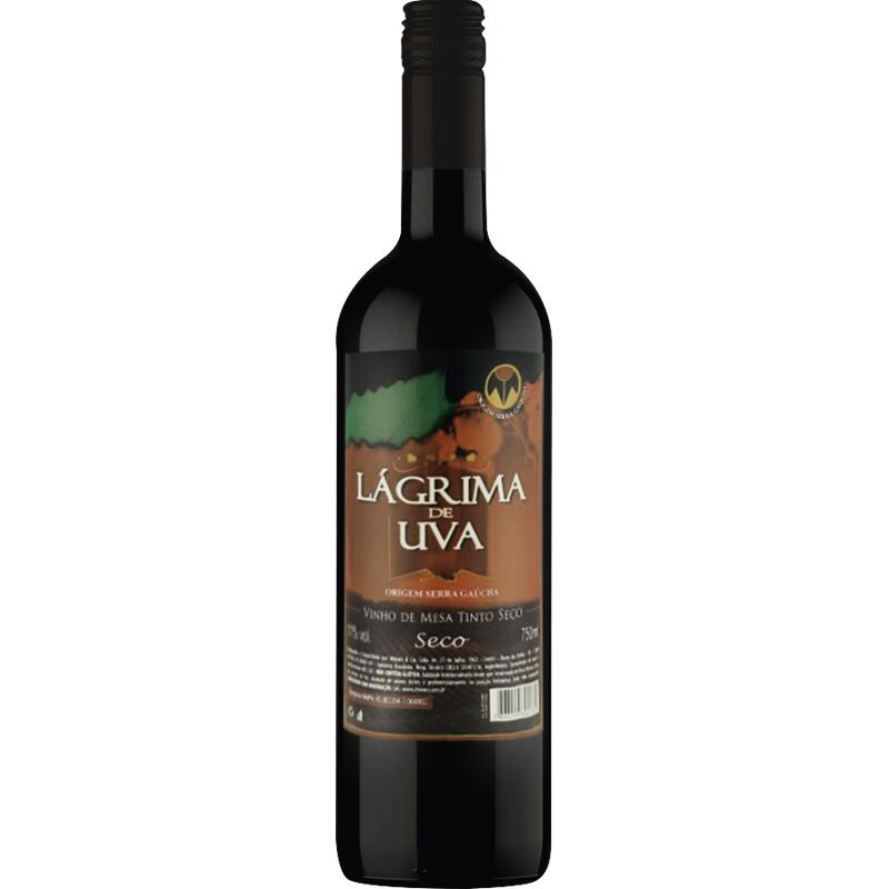Vinho Lágrima de Uva Tinto Suave 750ml