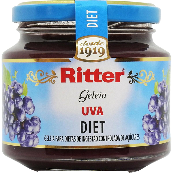 Geleia Ritter 260g - Diet - Uva