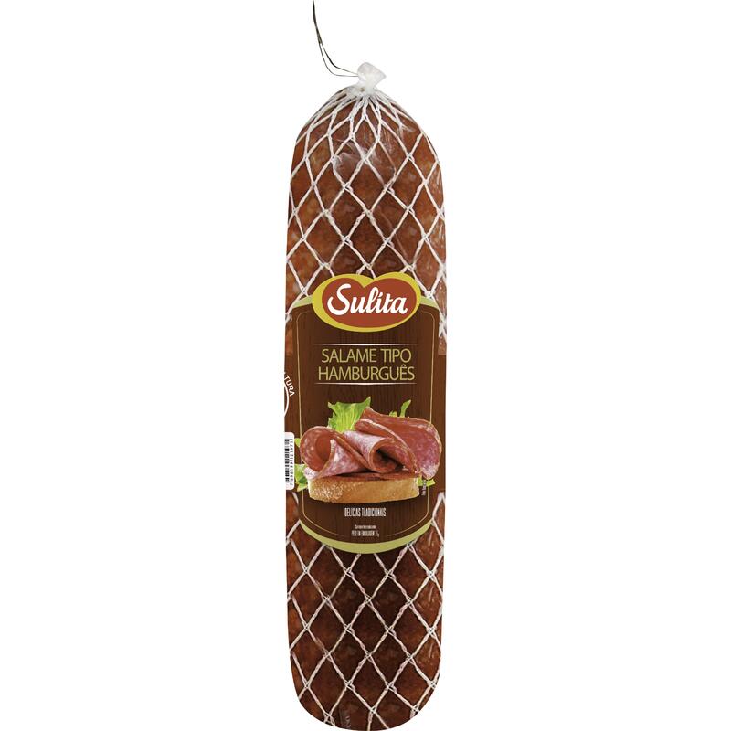 Salame Hamburguês Sulita Preço por quilo na peça