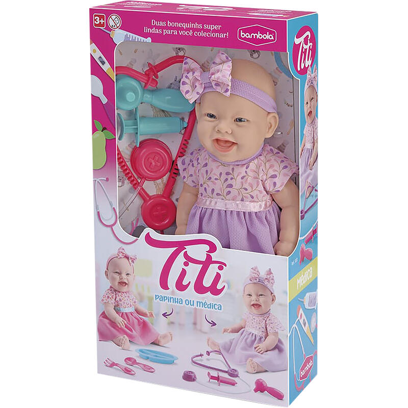 Boneca Bambola Baby Titi médica un