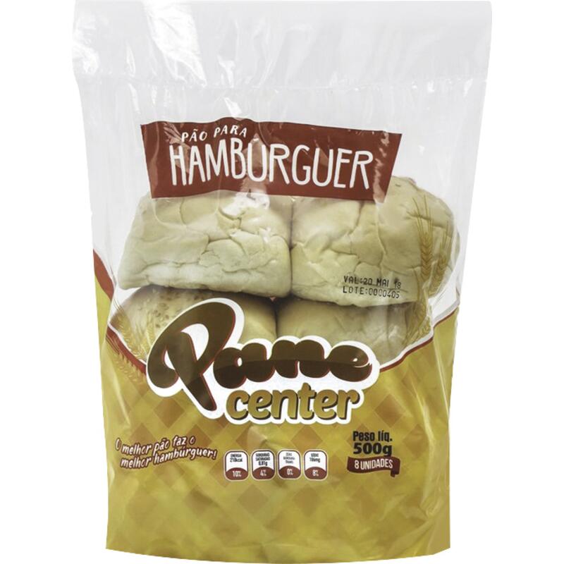 Pão de Hambúrguer Pane Center 500g