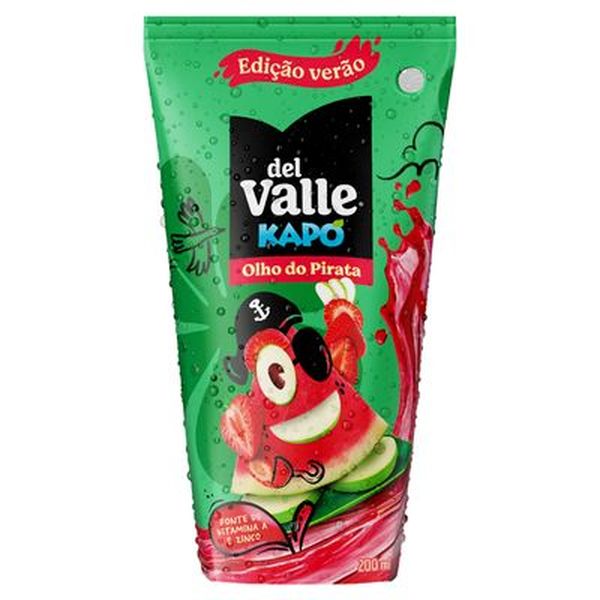 Suco Del Valle Kapo Olho De Pirata Edição Verão 200ml