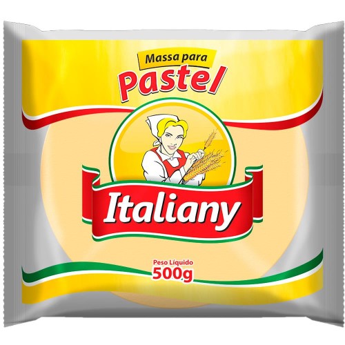 Massa para Pastel Italiany Disco Médio 500g