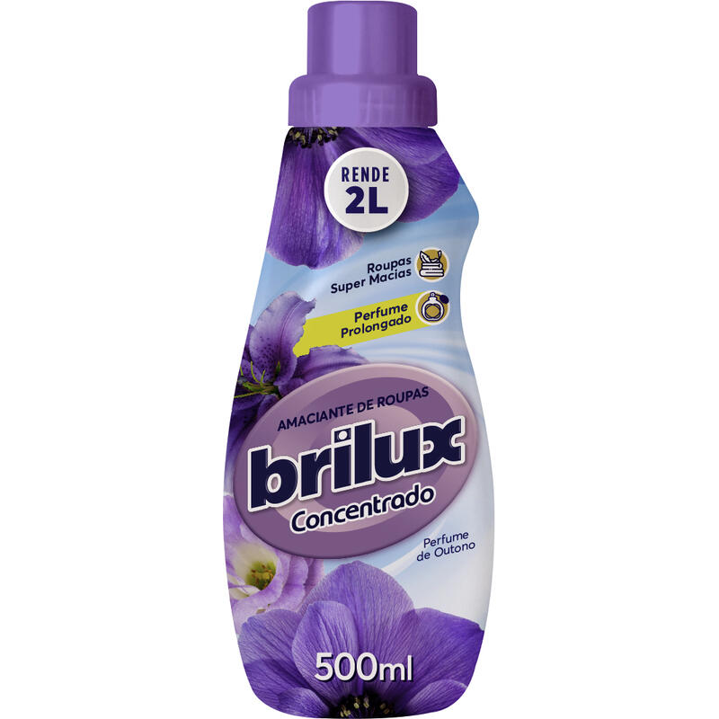 Amaciante de Roupas Concentrado Brilux Outono 500ml