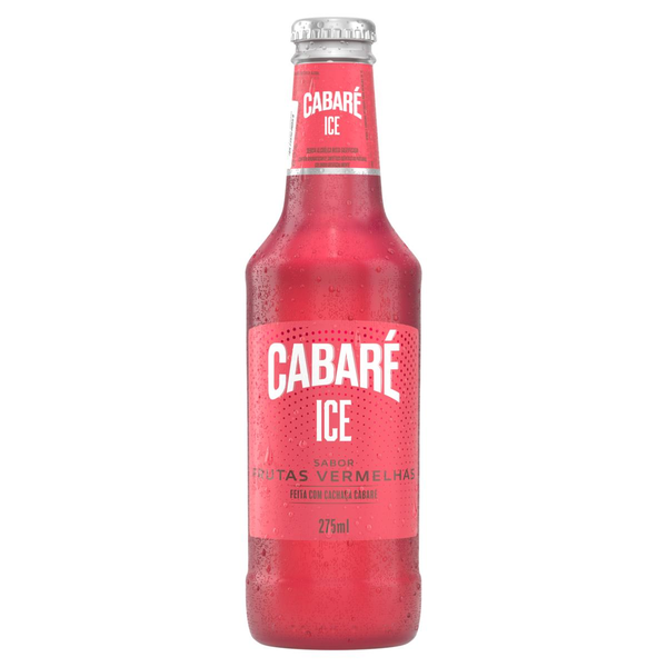 Bebida Mista Alcoólica Gaseificada Frutas Vermelhas Cabaré Ice Garrafa 275ml