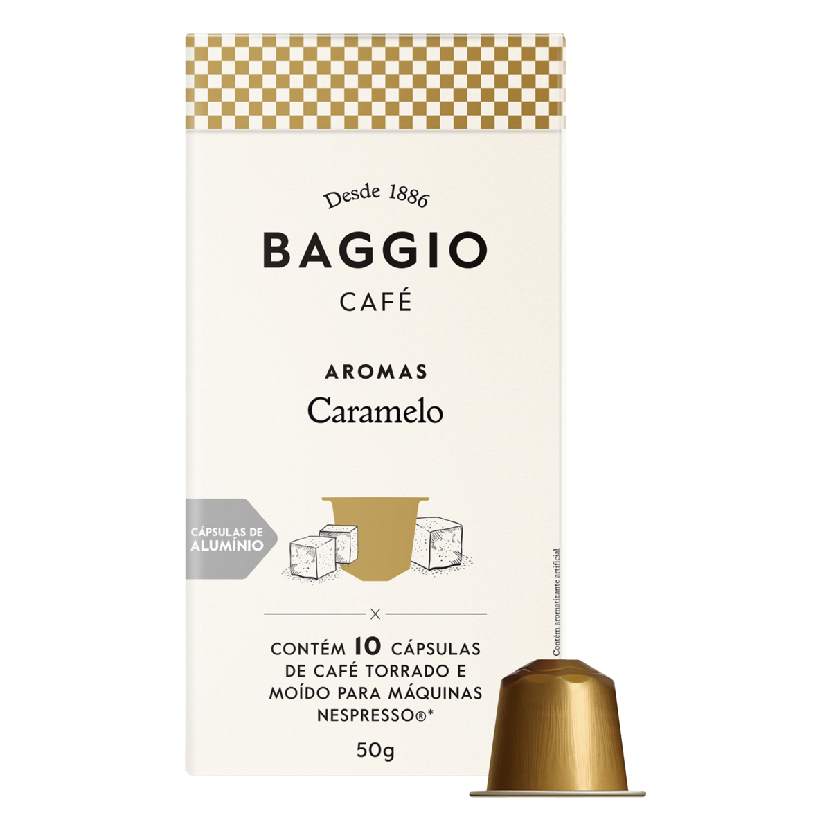 Café BAGGIO Caramelo com 10 Cápsulas 50g
