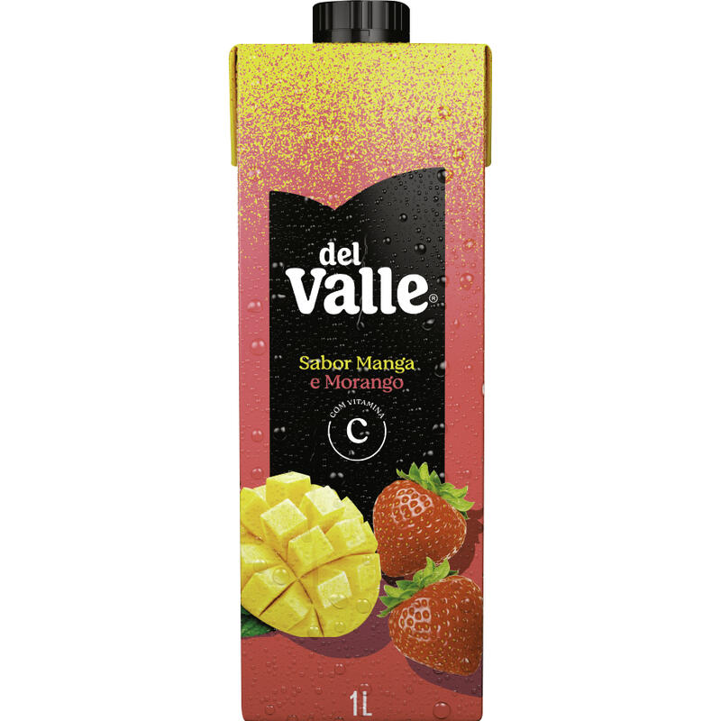Refresco Adoçado Manga e Morango Del Valle Caixa 1L