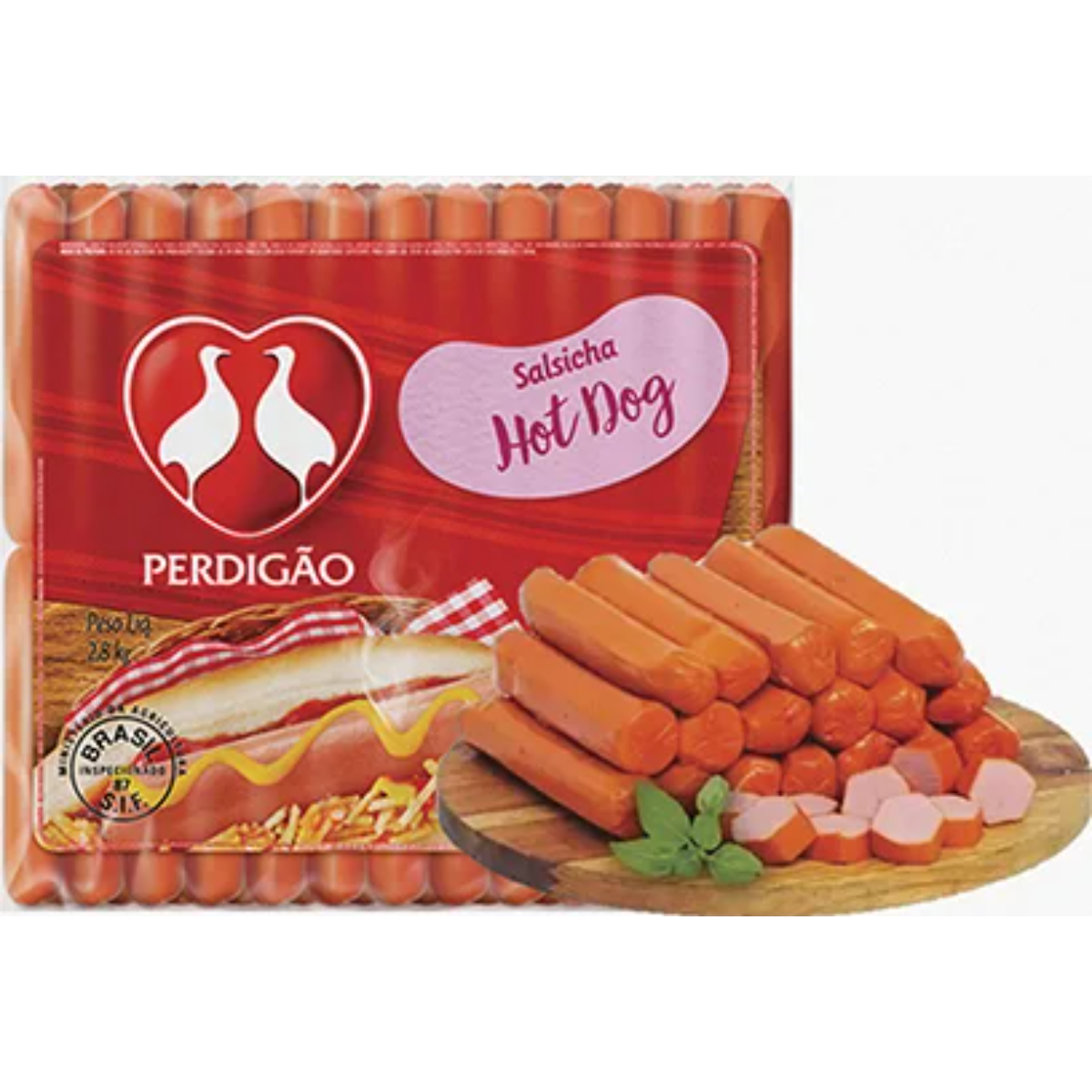 Salsicha Hot Dog Perdigão a Granel 600g