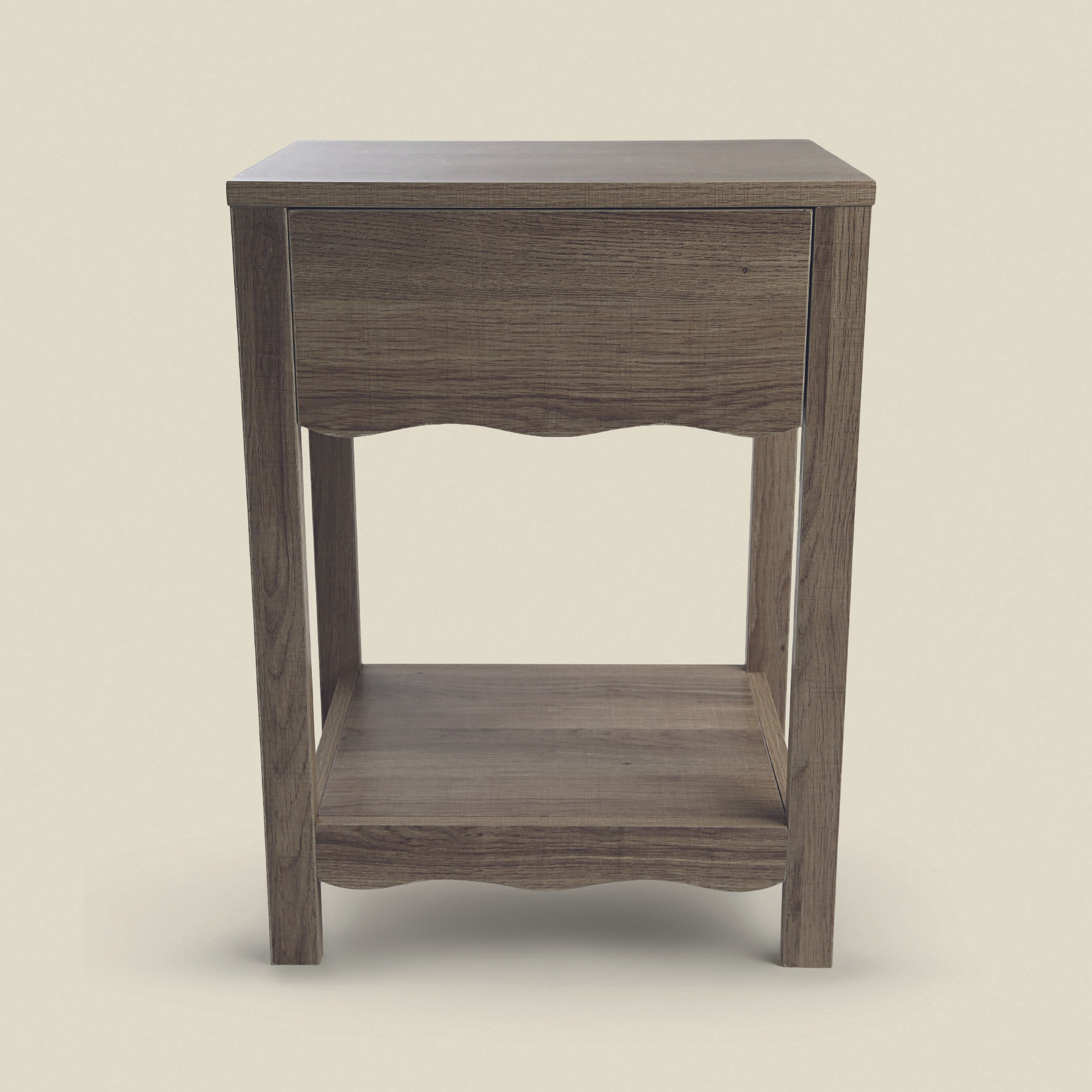 Mesa Lateral Wavy Bambu 55x40cm- A\CASA