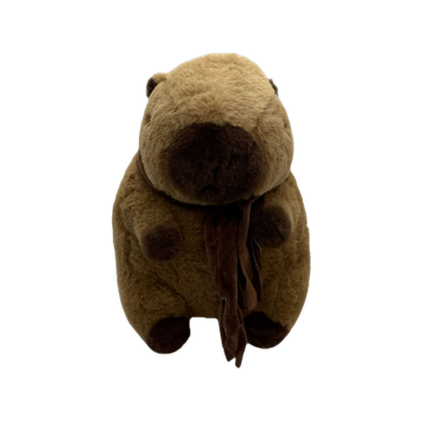 Pelúcia Dktoys Capivara com Cachecol - Ref. DKF032