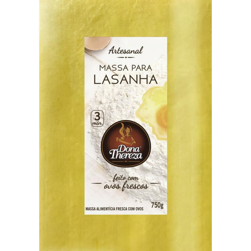 Massa para Lasanha Dona Thereza 750g
