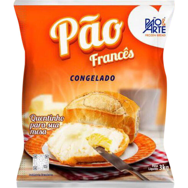 Pão Francês Pão e Arte Congelado 3kg