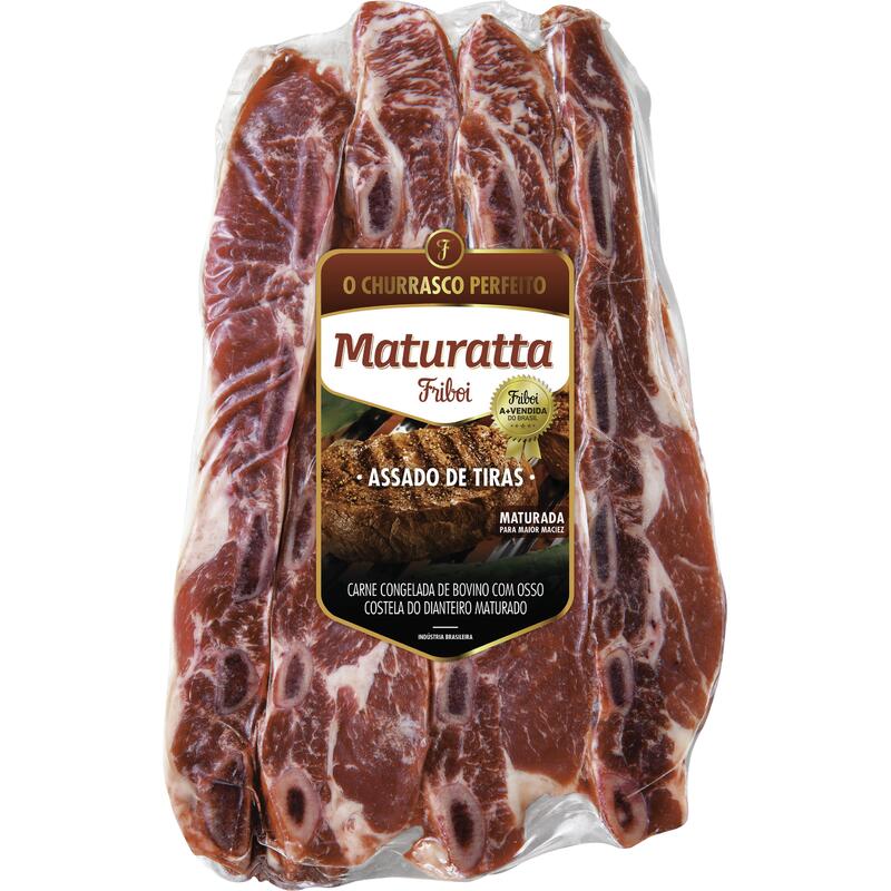 Carne Bov Assado de Tiras Maturatta Cong Preço por quilo na peça