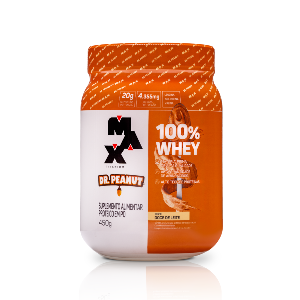 Whey 100% Dr. Peanut Doce De Leite 450G