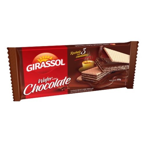 Wafer Girassol Chocolate 60g