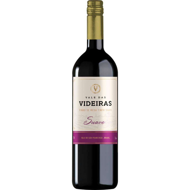 Vinho Vale das Videiras Tinto Suave 750ml