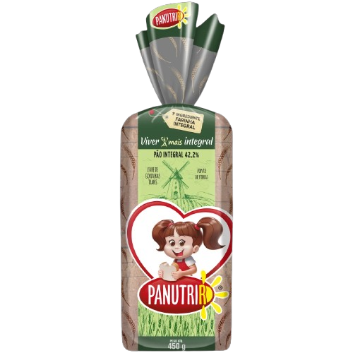 Pão Integral Panutrir Pacote 450g