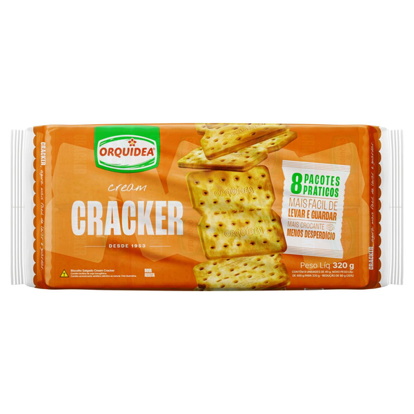 Biscoito Orquídea 320g - Cream Cracker
