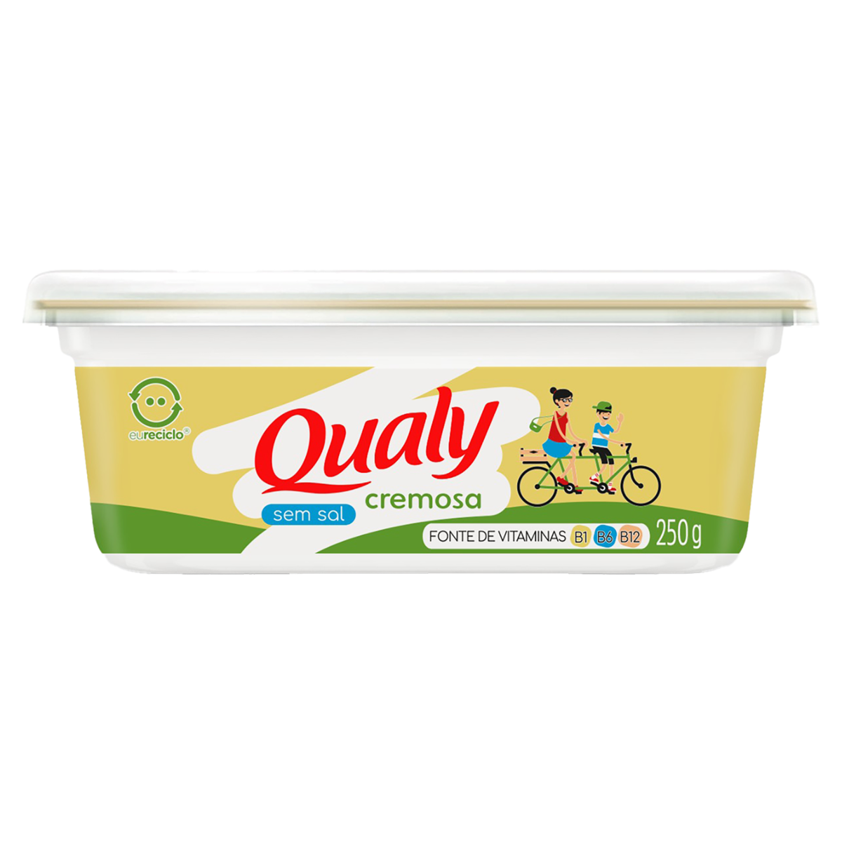Margarina Cremosa Qualy sem Sal 250g