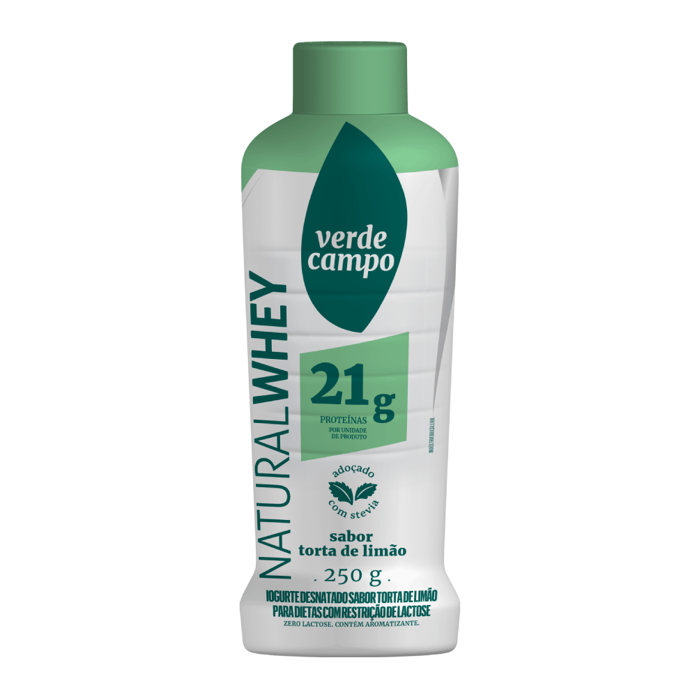 Iogurte Verde Campo Natural Whey Torta de Limão 250g
