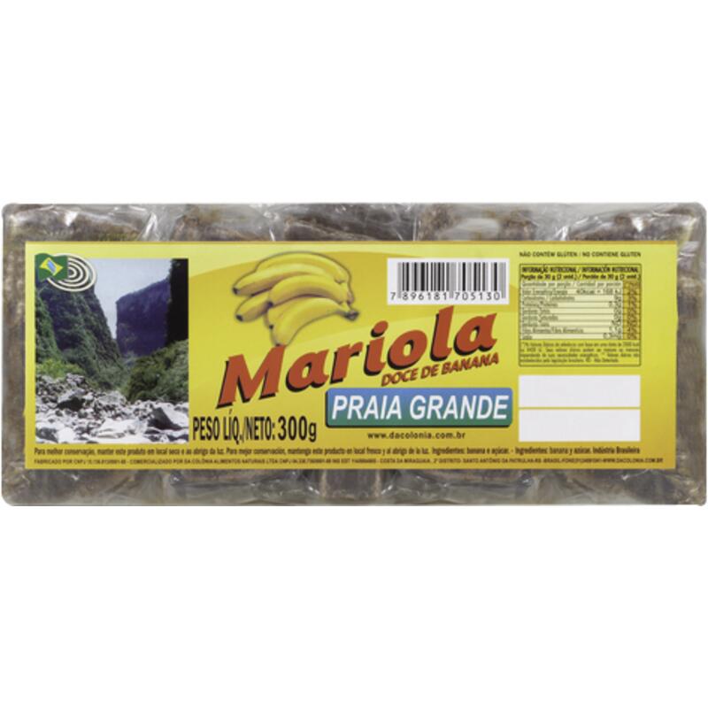 Doce de Banana Praia Grande 300g