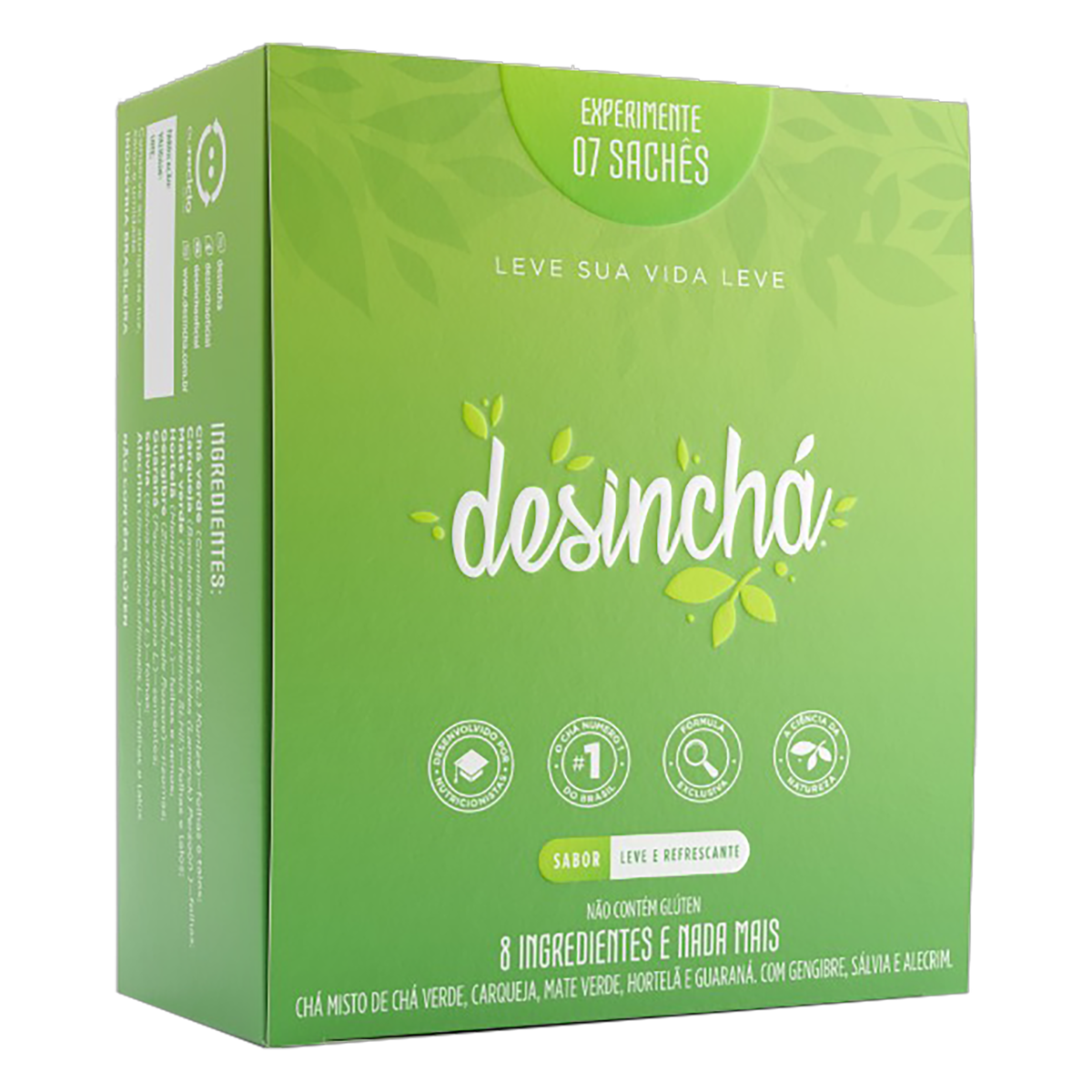 Chá 8 Ingredientes Desinchá Caixa 10g 7 Unidades