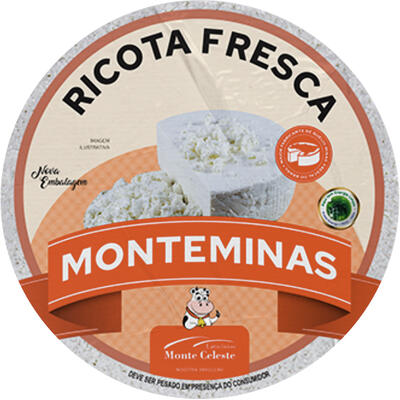 Ricota Fresca Monteminas Preço por quilo na peça
