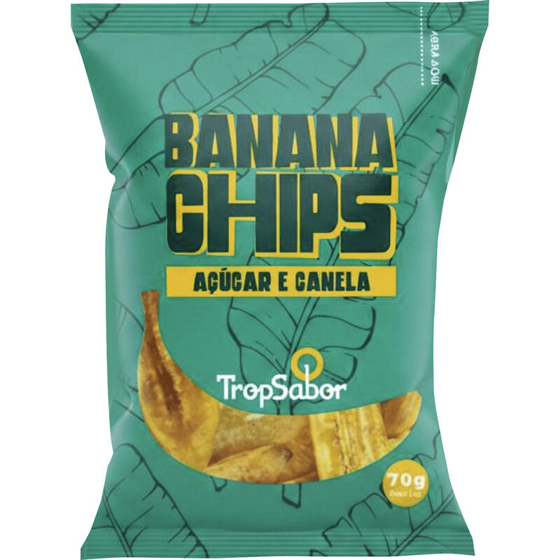 Banana Chips Açúcar e Canela 70g