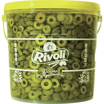 Azeitona Verde Rivoli Fatiada 1,8kg