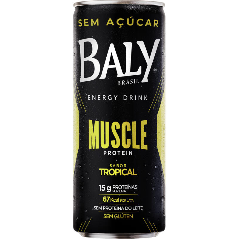Energético Baly Muscle Protein Tropical 250ml