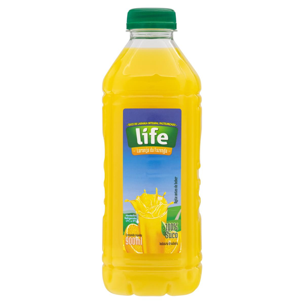 Suco Integral Life Laranja 900ml