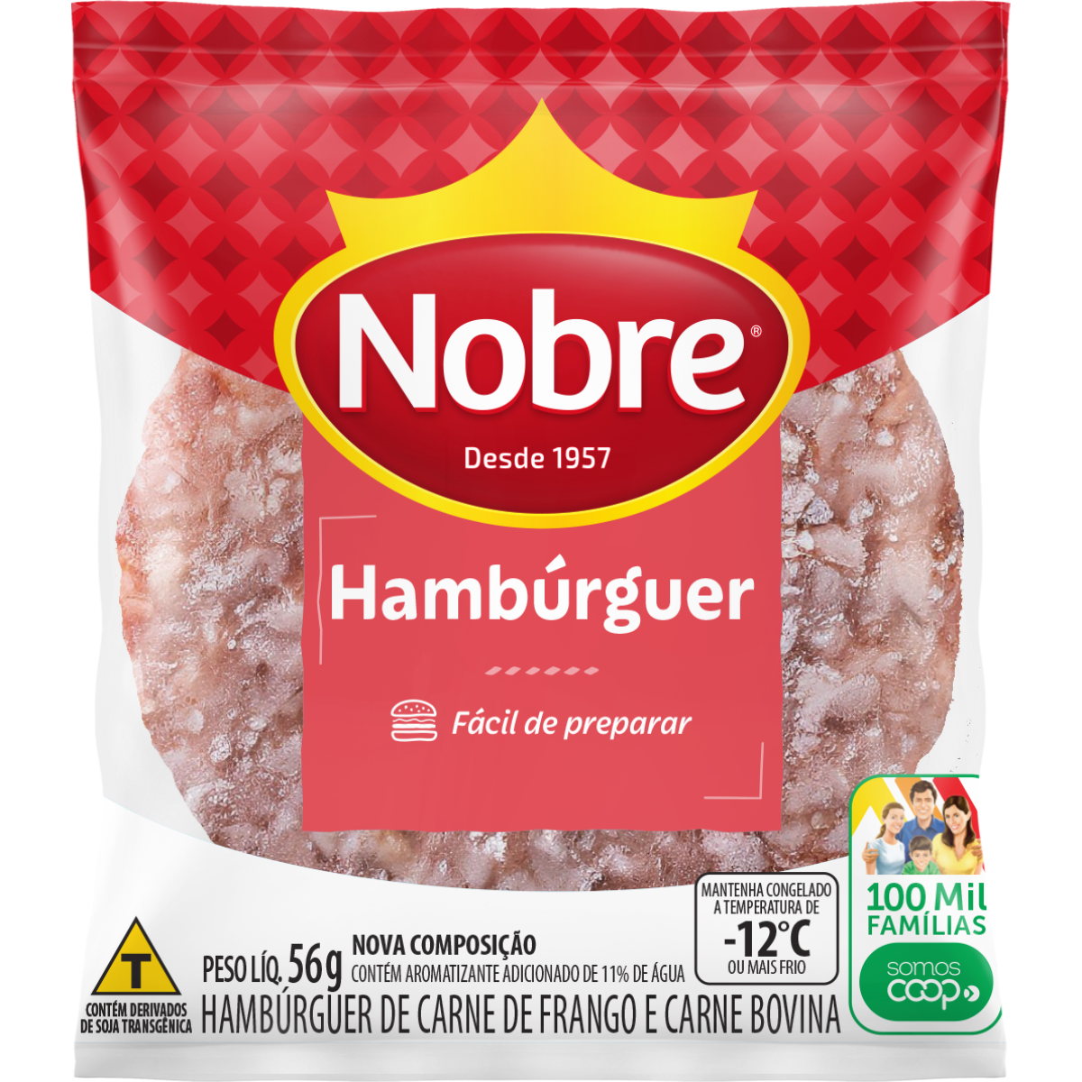 Hambúrguer Misto Nobre 56g