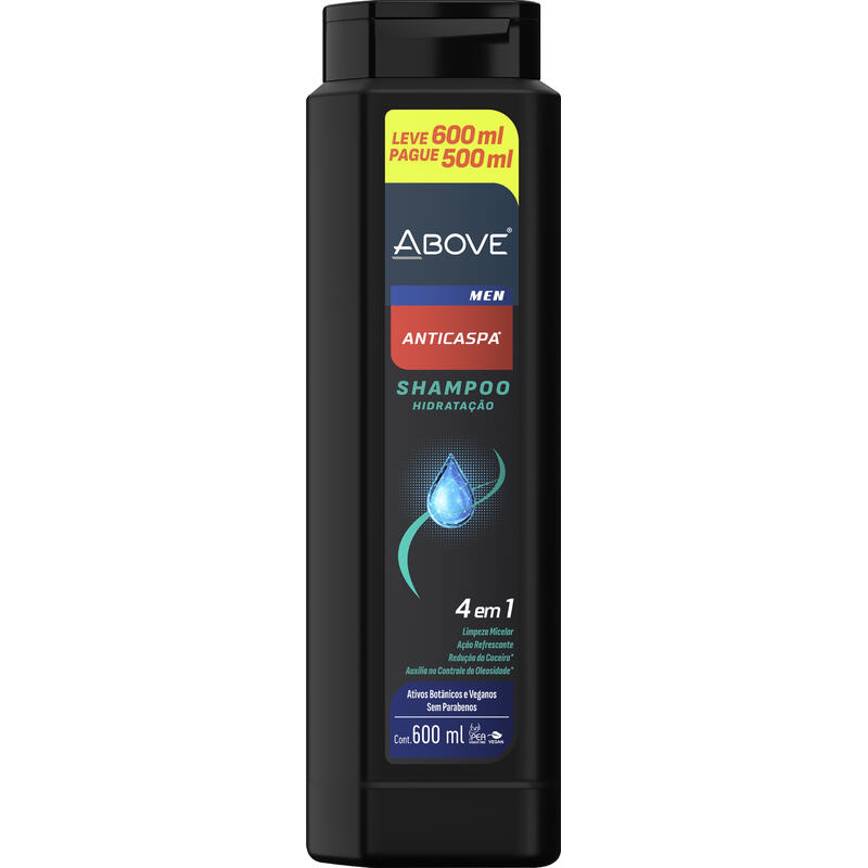 Shampoo ABOVE Anticaspa 4 em 1 600ml