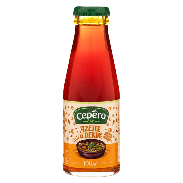 Azeite de Dendê Cepêra Vidro 100ml