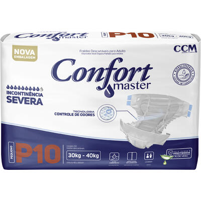 Fralda Geriátrica Confort Master P 10 un