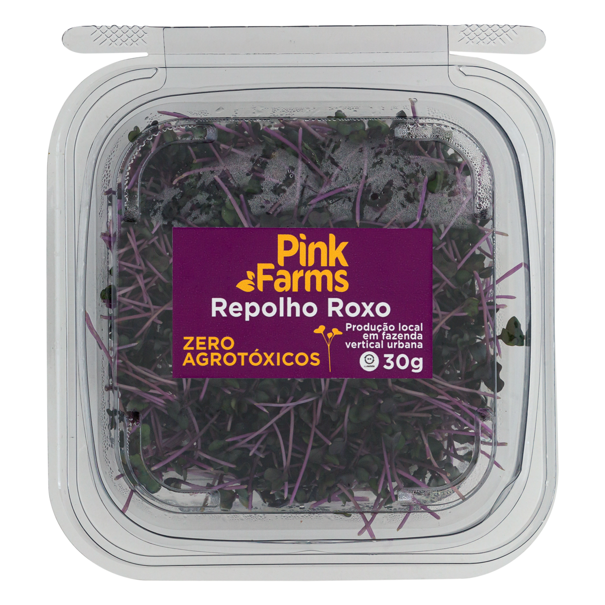 Broto de Repolho Roxo Pink Farms 30g