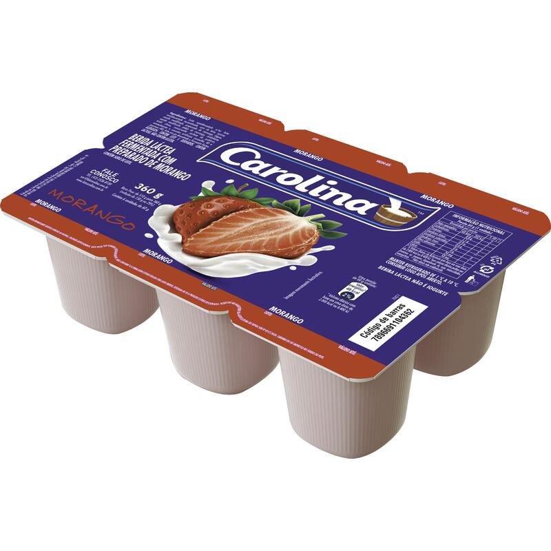 Bebida Lactea Very Gurt Morango Bandeja 360gr